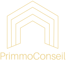PrimmoConseil_vector_logo_marque_or primmoconseil logo josseaume conception site bordeaux